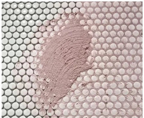 Tile grout bags in a range of colours