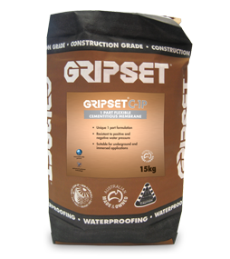Gripset C-1P 15kg cementitious waterproofing membrane bag