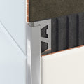 Amark All-Quad Square Edge Stainless Steel Tile Trim 3m - Polished 304