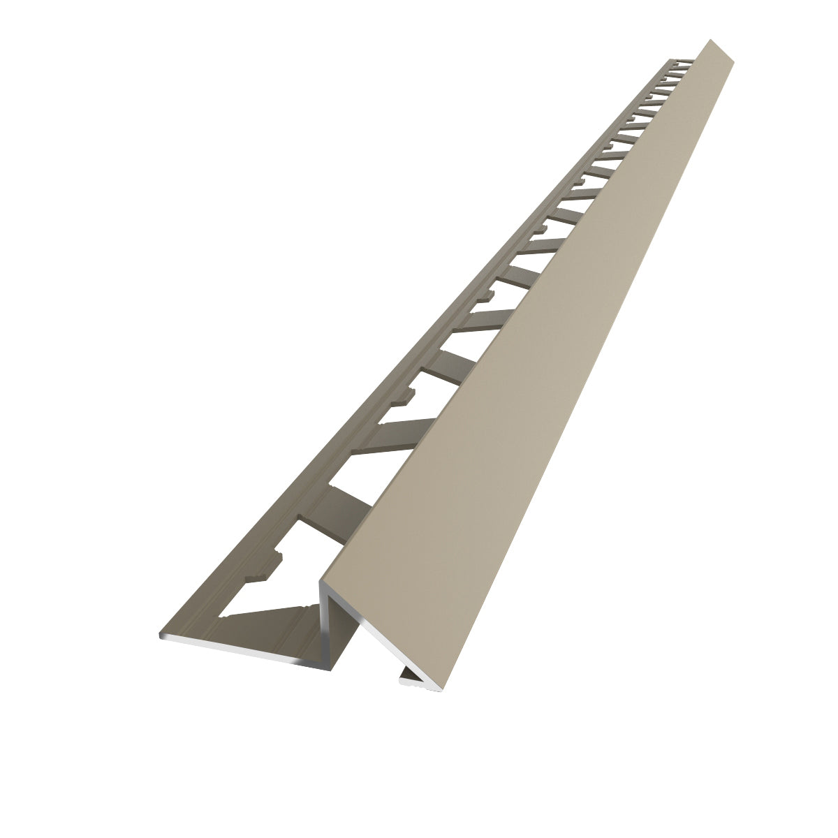 Amark All-Prism Profile Aluminium Tile Trim 3m - Ash