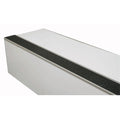 Amark All-Tread Stair Nosing Aluminium 75 x 10mm Light Grey Abrasive 3.4m