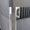 Amark Birdsmouth Profile Aluminium Tile Trim 3m - Bright Silver