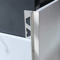 Amark Birdsmouth Profile Stainless Steel Tile Trim 3m