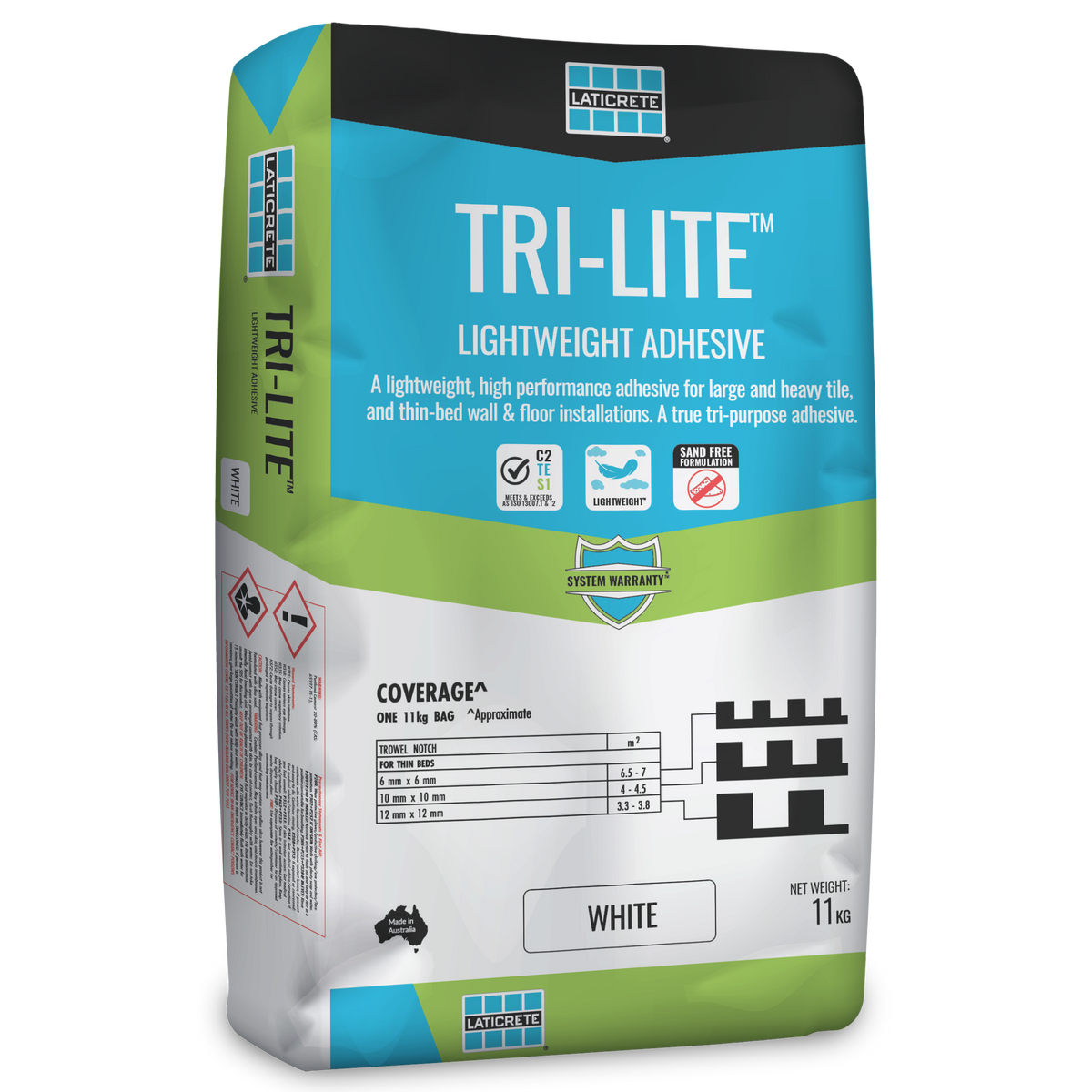 Laticrete TRI-LITE Lightweight Tile Adhesive 11kg
