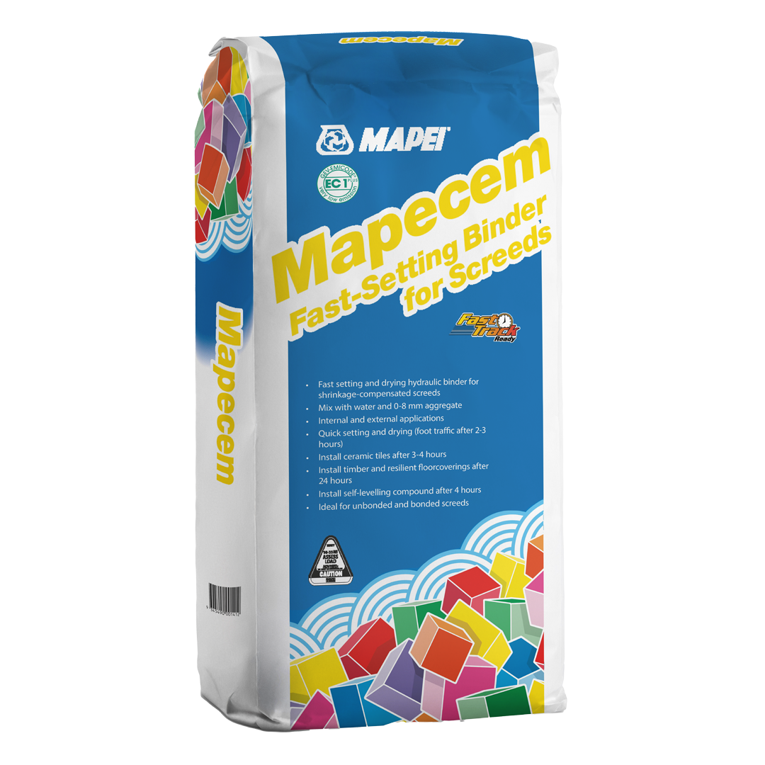Mapei Mapecem 20kg fast-setting screed binder bag