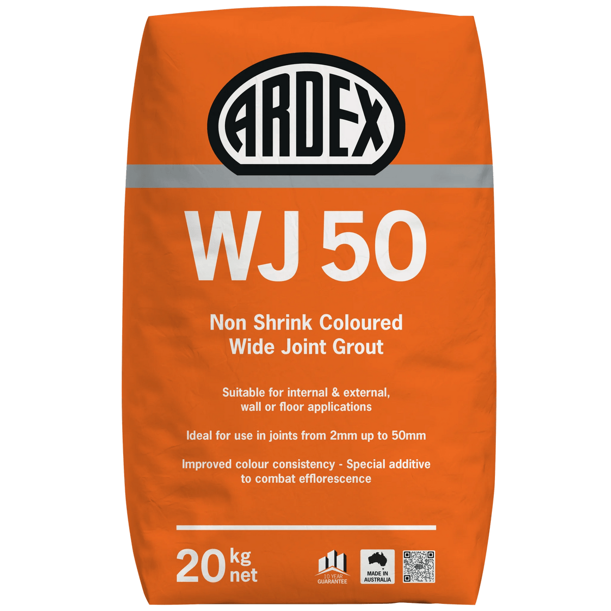 Ardex WJ50 Grout 20kg bag