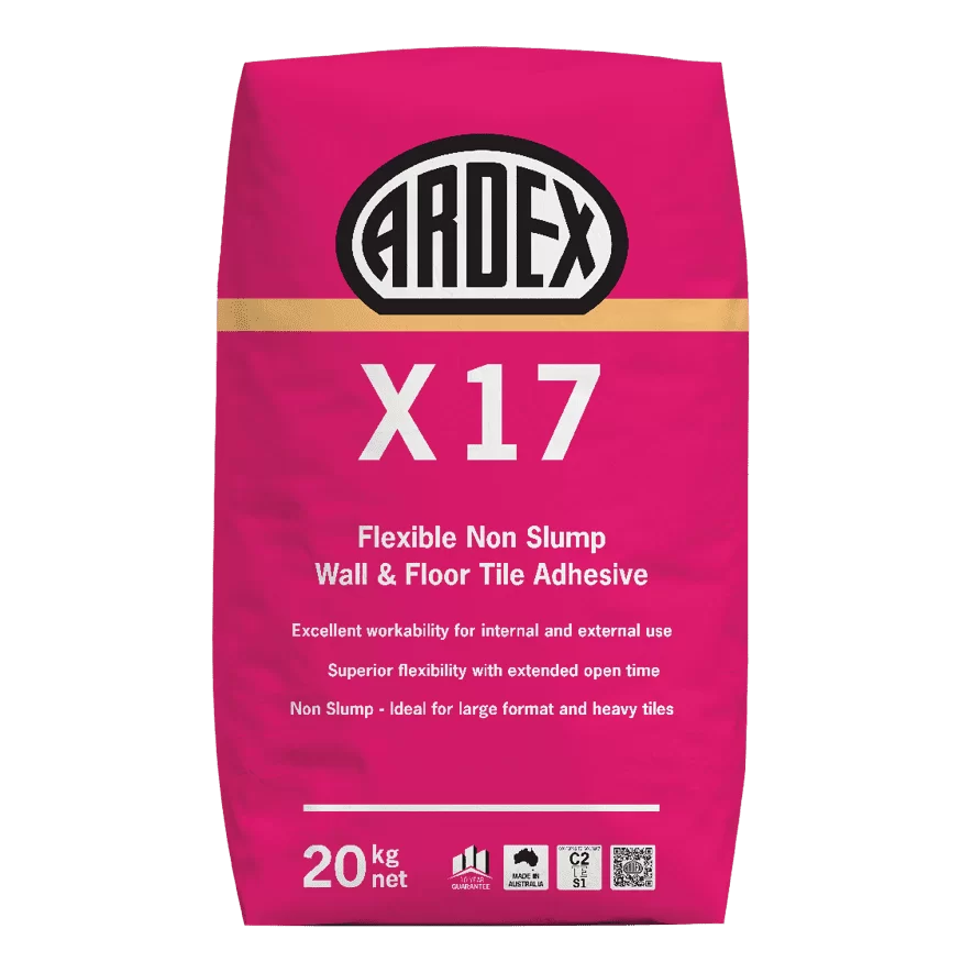 Ardex X17 20kg white tile adhesive bag