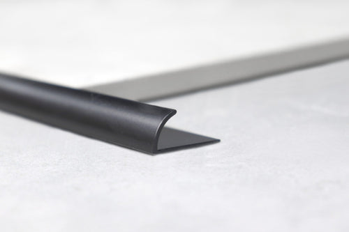 Aluminium Half Round Trim, perforated