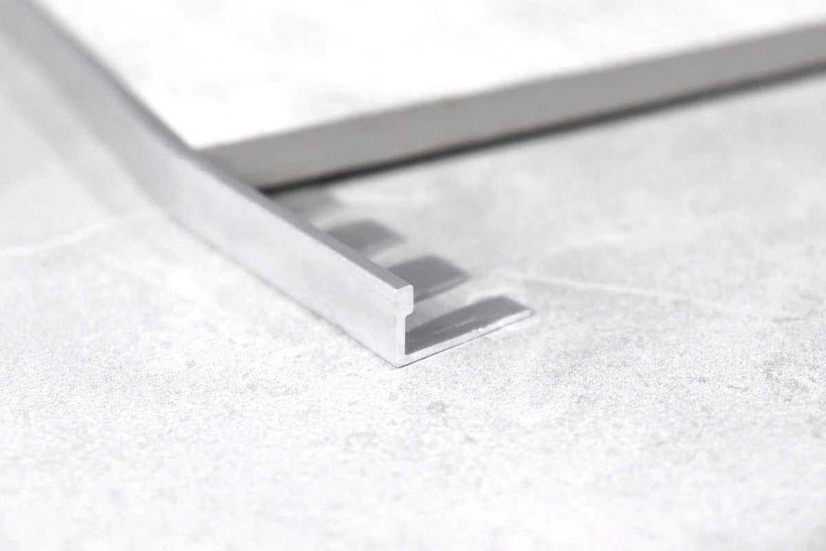 Notched Aluminium Angle, perforated