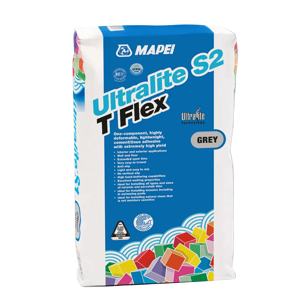 Mapei Ultralite S2 T Flex 13.5kg tile adhesive bag