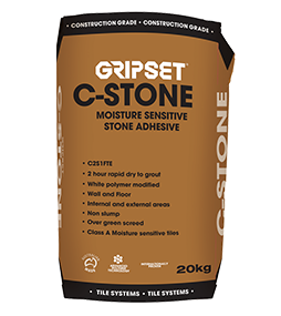 Gripset C-Stone 20kg tile adhesive bag