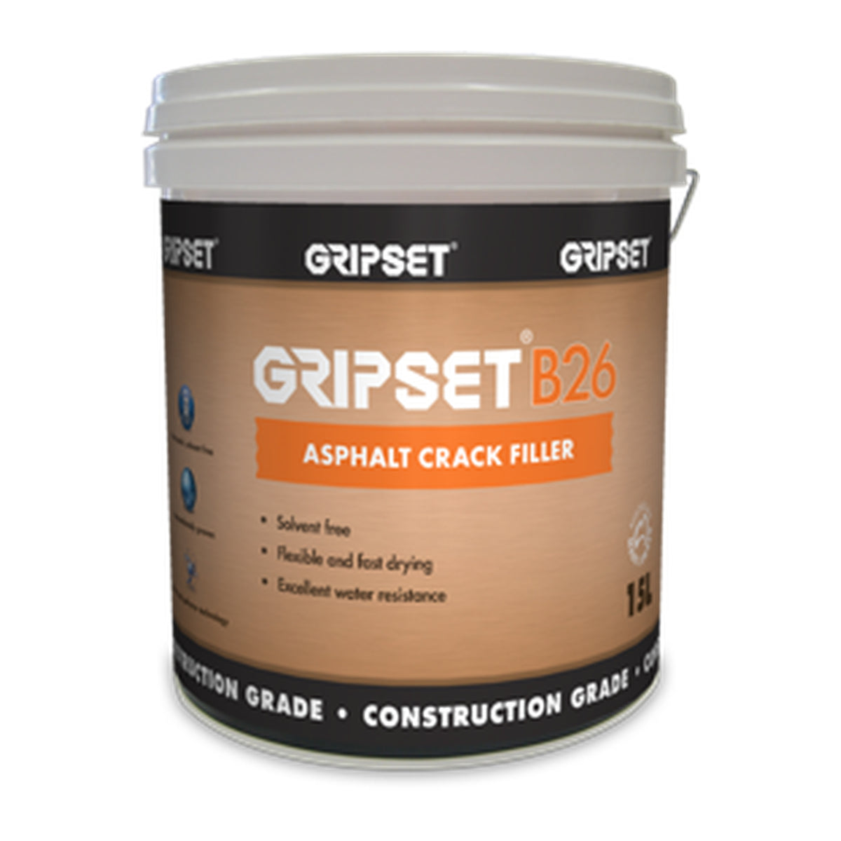 Gripset B26 15 litre waterproofing membrane pail