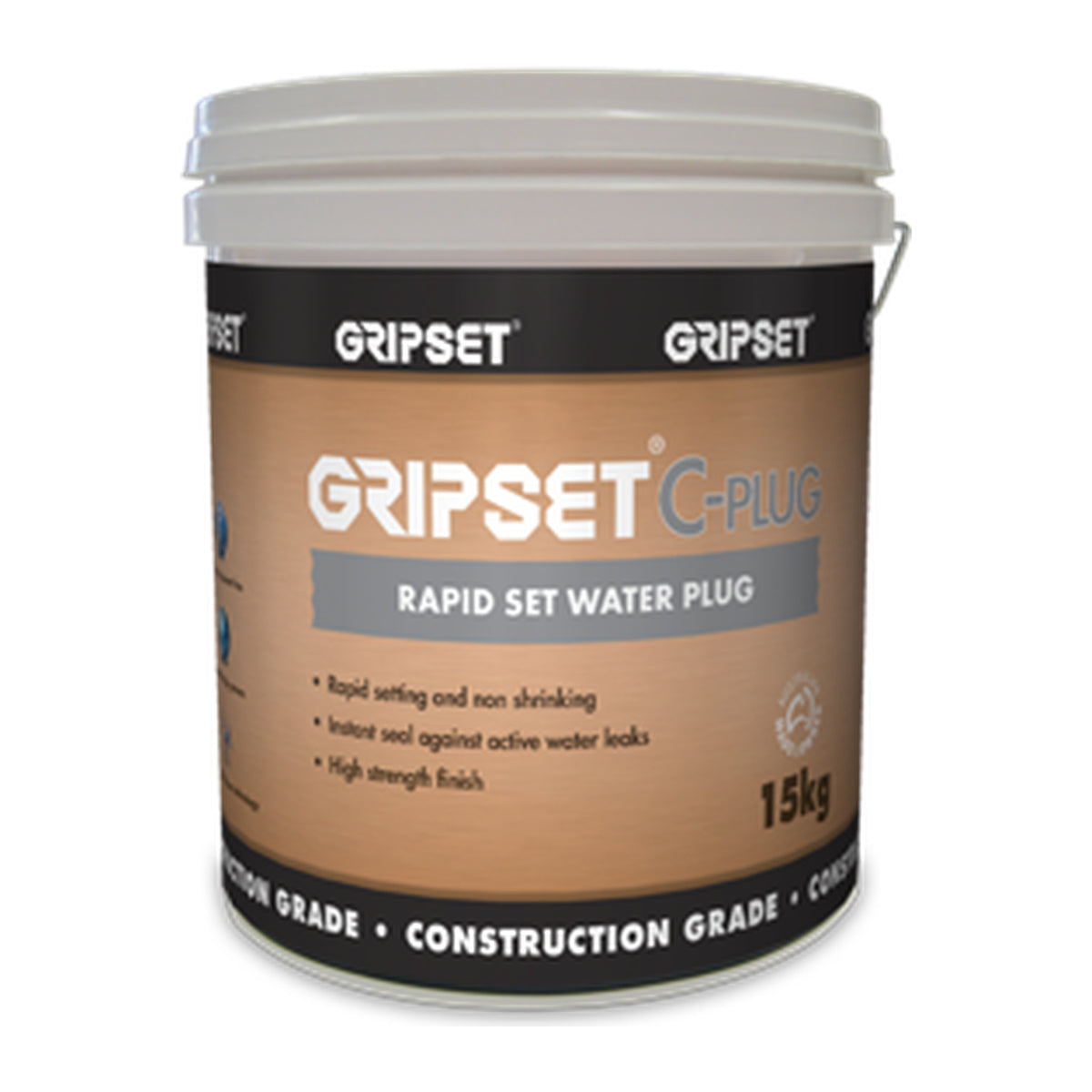 Gripset C-Plug rapid-setting waterproof seal compound