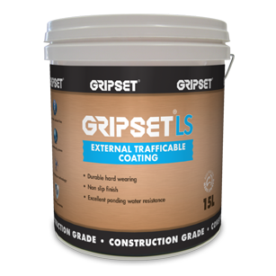 Gripset LS Roofcoat Grey 15 litre waterproofing coating pail